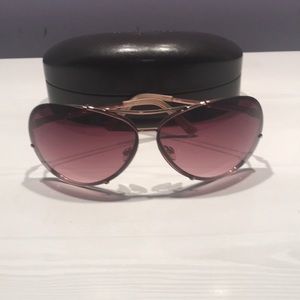Michael Kors rose gold sunglasses
